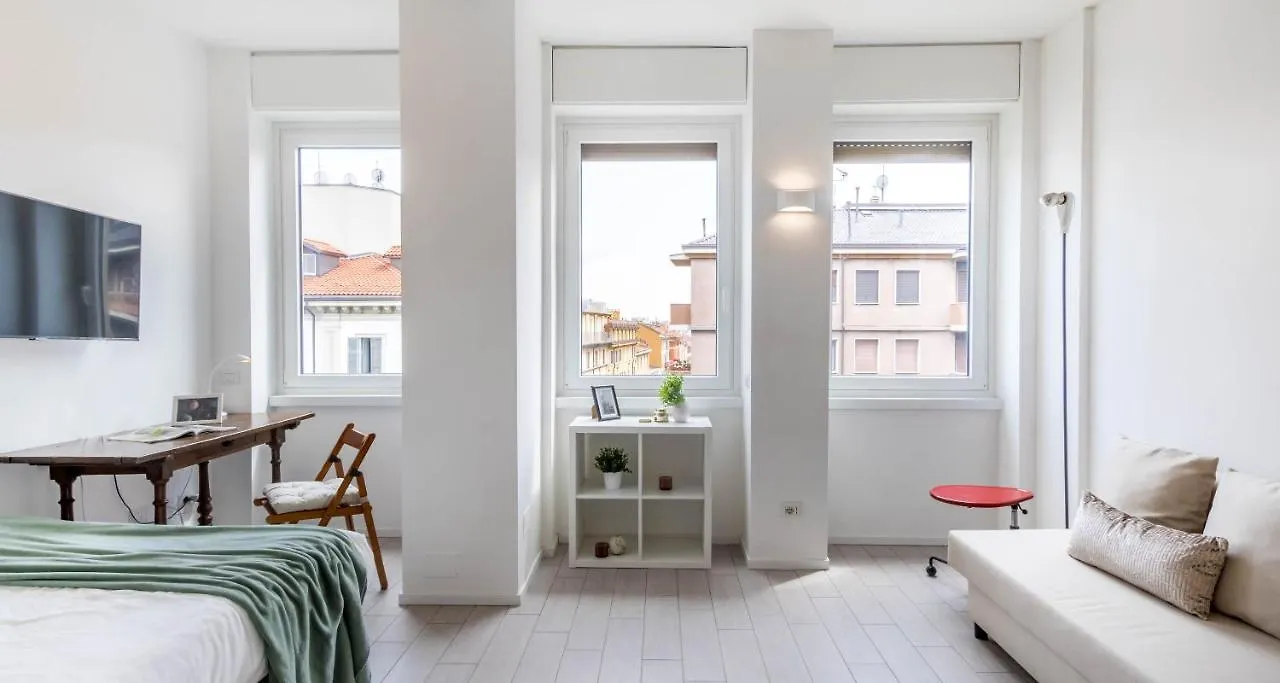Joivy Bright Studio For 3 Near Porta Romana And Ied Milán Apartmán